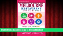 liberty books  Melbourne Restaurant Guide 2016: Best Rated Restaurants in Melbourne - 500