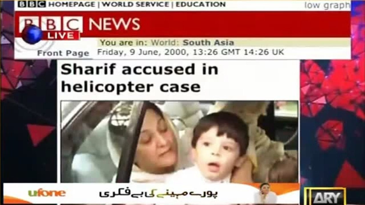 A Qatri Prince letter saved Nawaz Sharif in 2000 on a helicopter purchase case in Pakistani Courts - Kashif Abbasi