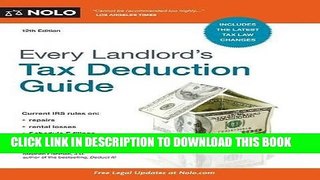 Ebook Every Landlord s Tax Deduction Guide Free Read