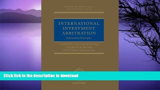 READ BOOK  International Investment Arbitration: Substantive Principles (Oxford International