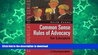 READ  Common Sense Rules of Advocacy for Lawyers: A Practical Guide for Anyone Who Wants to Be a