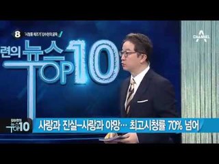김수현 드라마 ‘그래 그런거야’ 시청률 ‘굴욕’_채널A_뉴스TOP10