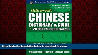 Read books  McGraw-Hill s Chinese Dictionary and Guide to 20,000 Essential Words: A New Method for