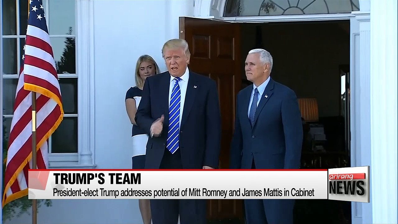 Trump addresses potential of Mitt Romney and James Mattis in Cabinet