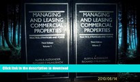 FAVORITE BOOK  Managing and Leasing Commercial Properties: Practice, Strategies, and Forms  GET
