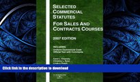 READ  Selected Commercial Statutes for Sales and Contracts Courses, 2007 Edition (Academic