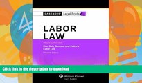 READ BOOK  Casenotes Legal Briefs: Labor Law Keyed to Cox, Bok, Gorman   Finkin, 15th Edition