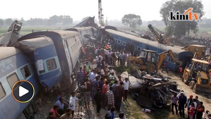At least 120 killed as indian train derailed