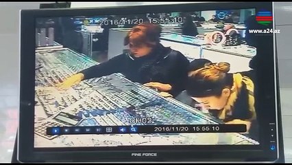 Bakıda ticarət mərkəzində qızıl oğurluğu