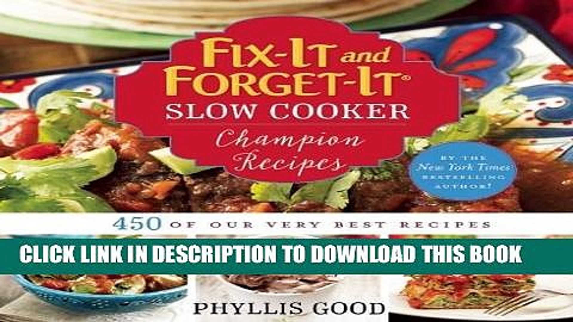 Best Seller Fix-It and Forget-It Slow Cooker Champion Recipes: 450 of Our  Very Best Recipes Free - video dailymotion