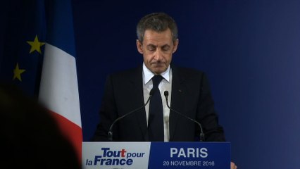 Sarkozy éliminé de la primaire de la droite, soutient Fillon