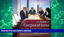 READ BOOK  The Law of Corporations and Other Business Organizations FULL ONLINE
