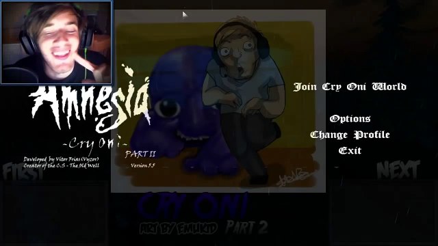 AO ONI IN AMNESIA! - Amnesia Custom Story - Part 2 - Cry Oni