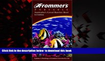 Read books  Frommer sÃ‚ Portable Australia s Great Barrier Reef (Frommer s Portable) BOOOK ONLINE