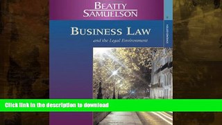 READ BOOK  Business Law and the Legal Environment, Standard Edition (Available Titles