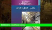 READ BOOK  Business Law and the Legal Environment, Standard Edition (Available Titles