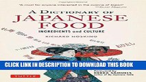 Ebook A Dictionary of Japanese Food: Ingredients and Culture Free Download