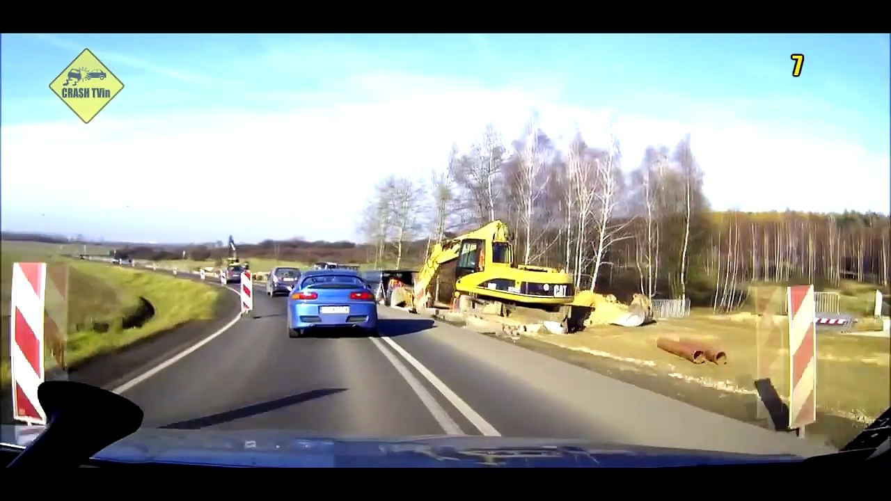 Accidents de voitures filmés en Pologne ! Trop de Vodka..