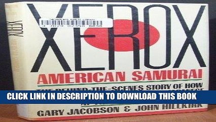 [PDF] XEROX AMERICAN SAMURAI Full Online