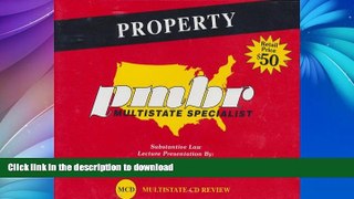 FAVORITE BOOK  Property: Pmbr Multistate Specialist (5 Cds Set) (Subtantive Law Lecture