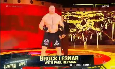 WWE Survivor Series Mega Match - GOLDBERG vs Brock Lesnar | 2016