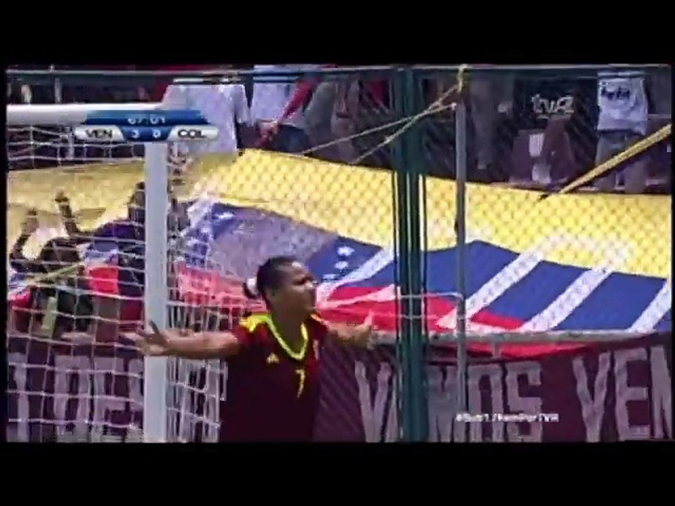 But de Daniuska Rodríguez - Venezuela VS Colombie