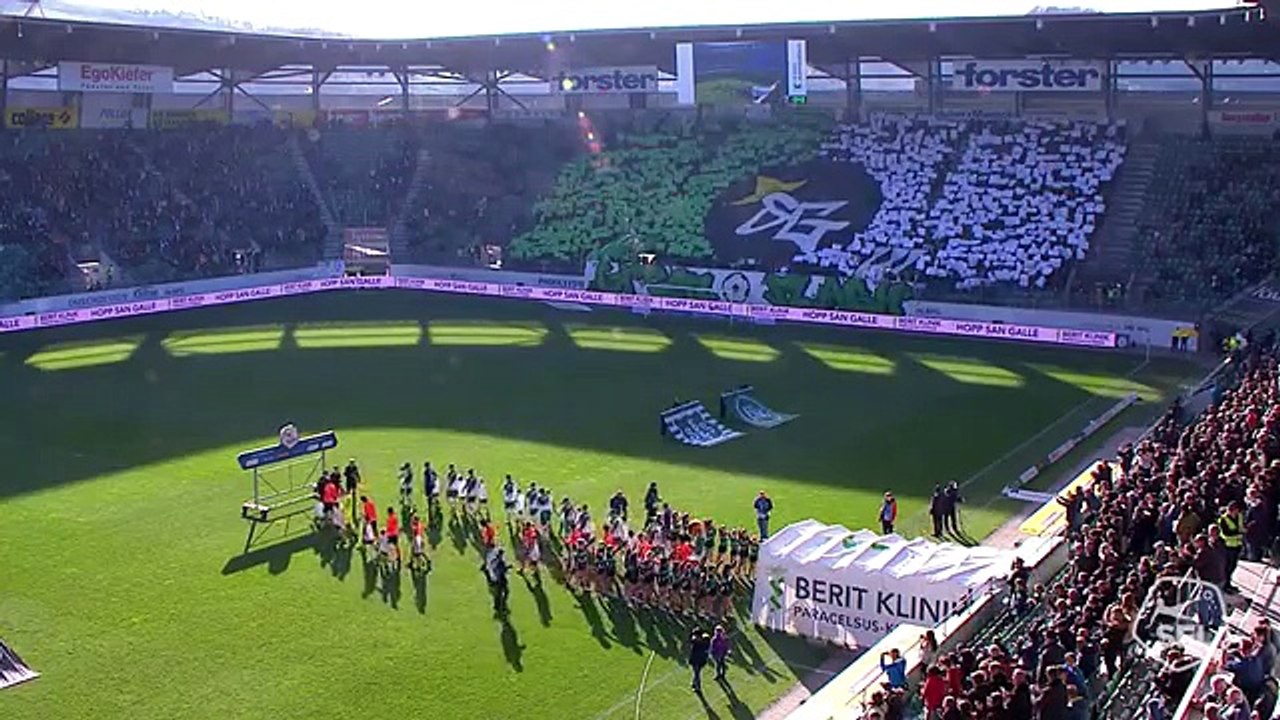 Sankt Gallen 2:0 Lausanne (Swiss Super League 15. Runde 2016/2017 20.November 2016)