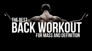 The Best Back workout for men