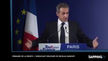 Primaire à droite : Nicolas Sarkozy fait ses adieux dans un touchant discours (Vidéo)