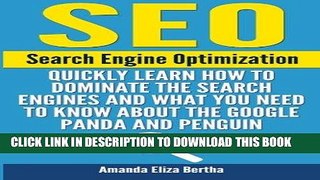 [PDF] Epub SEO: Search Engine Optimization - Quickly Learn How to Dominate the Search Engines and