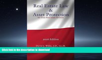 FAVORITE BOOK  Real Estate Law   Asset Protection for Texas Real Estate Investors - 2016 Edition