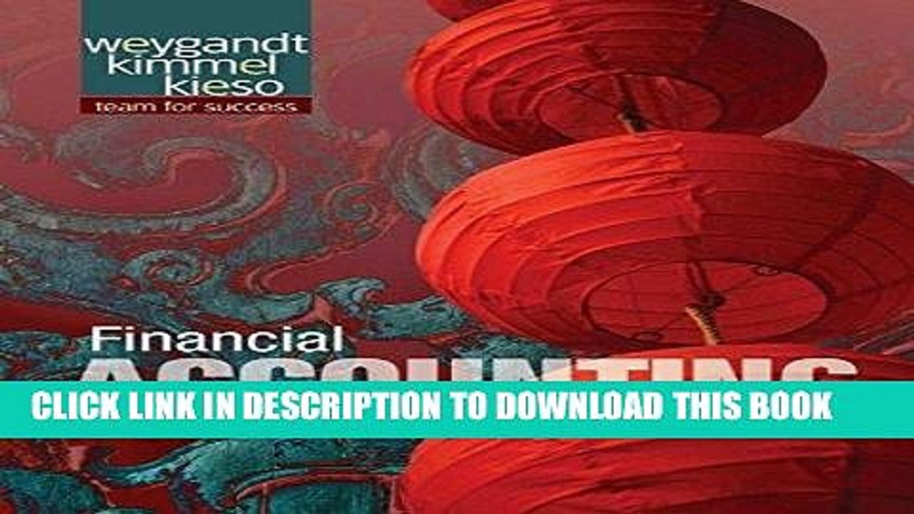 [PDF Kindle] Financial Accounting , IFRS Edition Audiobook Free