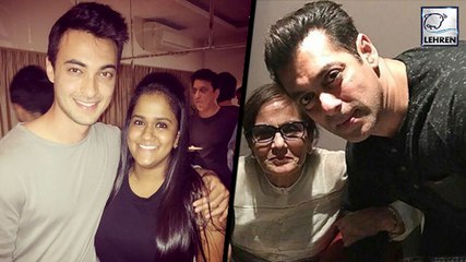 Salman Khan At Sister Arpita's Wedding Anniversary Party