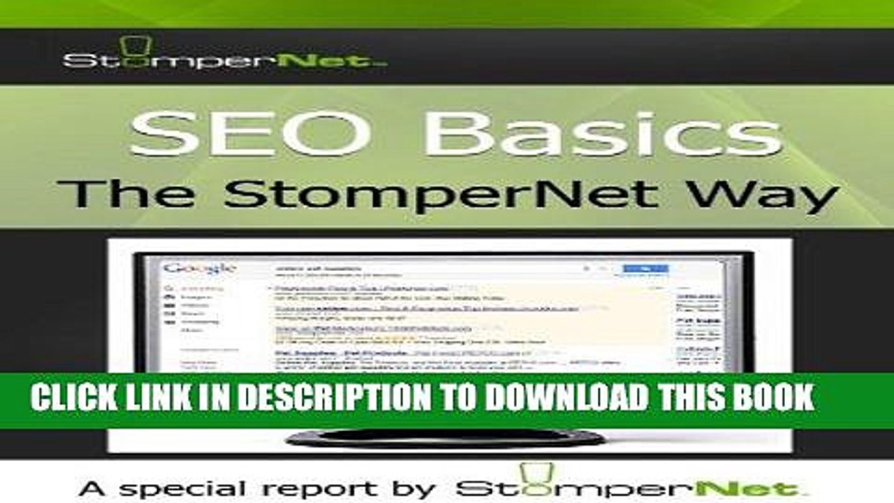 [PDF] Epub SEO Basics: The StomperNet Way Full Online