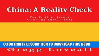 [PDF] Mobi China: A Reality Check: The Critical Issues Affecting China Today (The Reality Series)