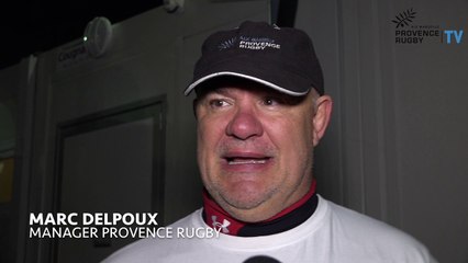 Marc Delpoux après Bourg-en-Bresse / Provence Rugby