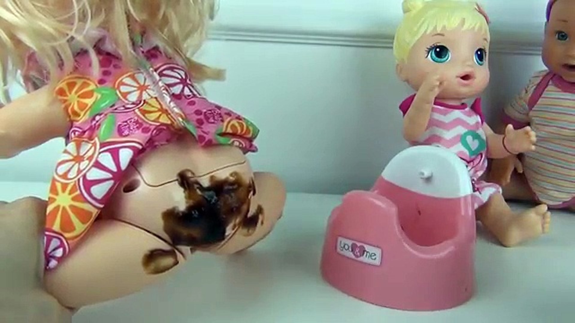 Baby Alive Doll Eat Poop Explosion,Pee 