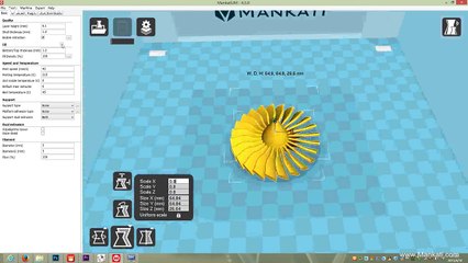 3D Printed Jet Engine Impeller Using 3D Printing