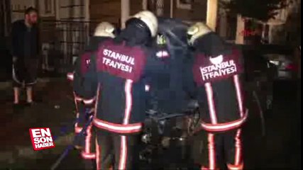 İstanbul Bağcılar'da 5 araç kundaklandı