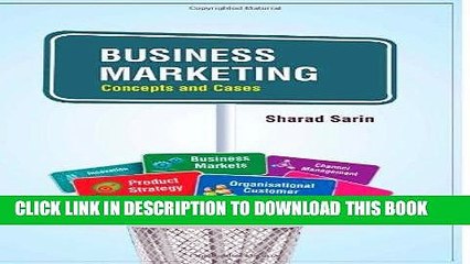 [PDF] Epub Business Marketing: Concepts and Cases Full Download
