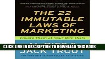 [PDF] Mobi 22 Immutable Laws of Marketing: Violate Them at Your Own Risk (Paperback) - Common Full