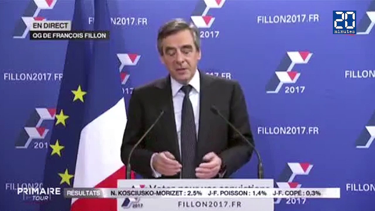 Primaire à droite Les réactions des 7 candidats à l'issue du premier tour