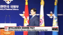 Korean Cabinet to discuss military intelligence-sharing deal