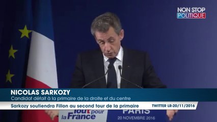 Primaire à droite : Nicolas Sarkozy choisit de voter pour François Fillon