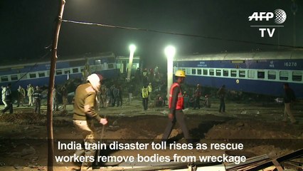 India train disaster toll rises as bodies pulled from wreckage
