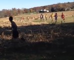 Heurté par un cerf en pleine course à pied