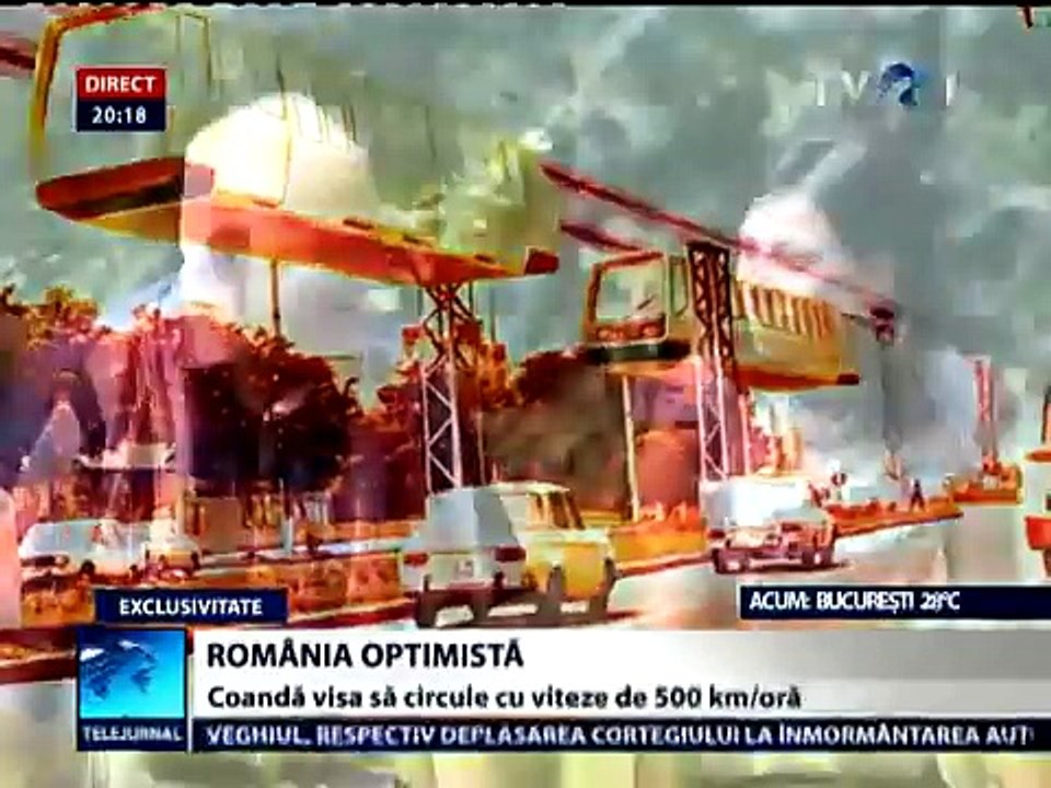 Experiment ULTRA-SECRET. Trenul care circulă între București și Ploiești, într-un tub vidat cu o viteză AMEȚITOARE.