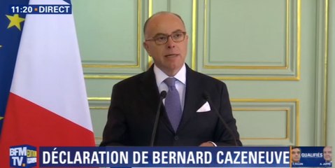 «Un nouvel attentat déjoué», annonce Cazeneuve