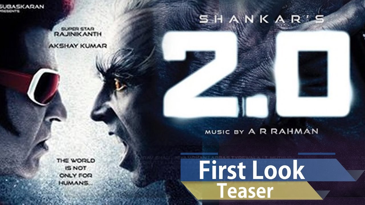 Rajinikanth Robo 2 FIRST LOOK TEASER Akshay Kumar Rajinikanth 2 Point 0  Shankar   AR Rahman