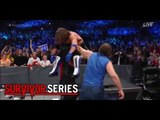 The Shield is Back! - Triple Power Bomb to AJ Styles - WWE Survivor Series 2016